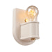 Justice Designs - CER-7031-MAT-BRSS - One Light Wall Sconce - American Classics - Matte White