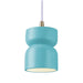 Justice Designs - CER-6500-RFPL-ABRS-WTCD - One Light Pendant - Radiance - Reflecting Pool