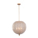 Kalco - 515155OL - Four Light Pendant - Samal - Oxidized Gold Leaf