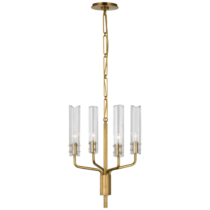 Visual Comfort Signature - ARN 5481HAB-CG - LED Chandelier - Casoria - Hand-Rubbed Antique Brass