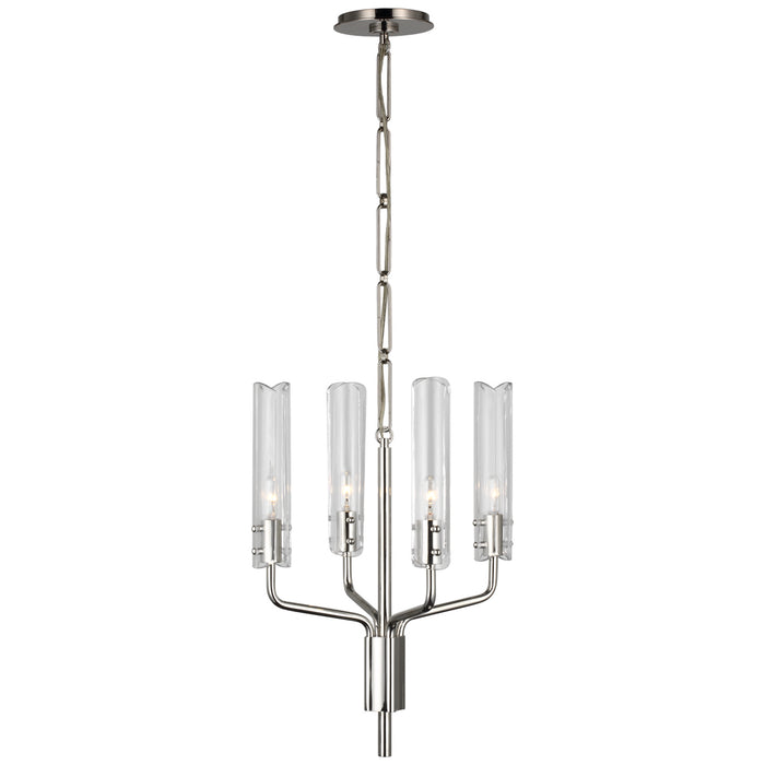 Visual Comfort Signature - ARN 5481PN-CG - LED Chandelier - Casoria - Polished Nickel