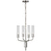 Visual Comfort Signature - ARN 5481PN-CG - LED Chandelier - Casoria - Polished Nickel