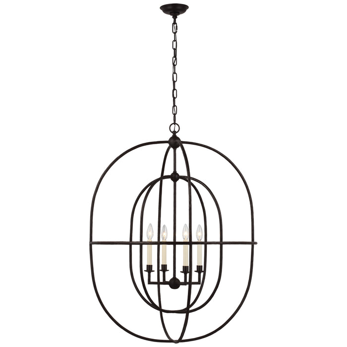 Visual Comfort Signature - CHC 2225AI - LED Lantern - Desmond Cage - Aged Iron