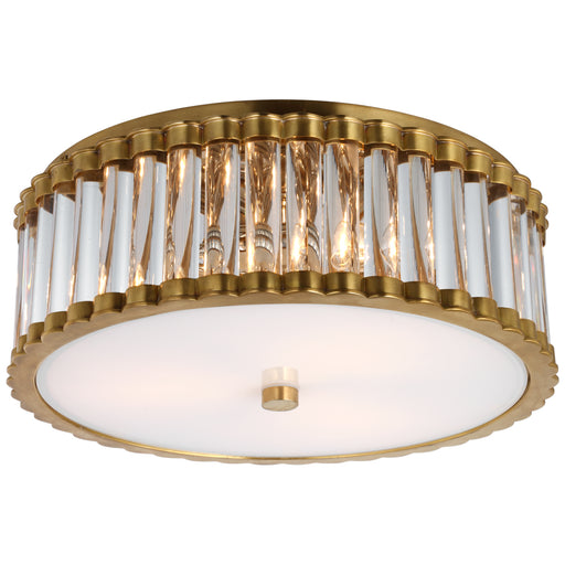 Visual Comfort Signature - CHC 4925HAB-CG - LED Flush Mount - Kean - Hand-Rubbed Antique Brass