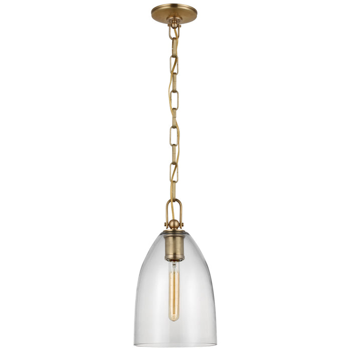 Visual Comfort Signature - CHC 5425AB-CG - LED Pendant - Andros - Antique-Burnished Brass