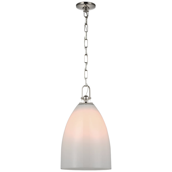 Visual Comfort Signature - CHC 5426PN-WG - LED Pendant - Andros - Polished Nickel