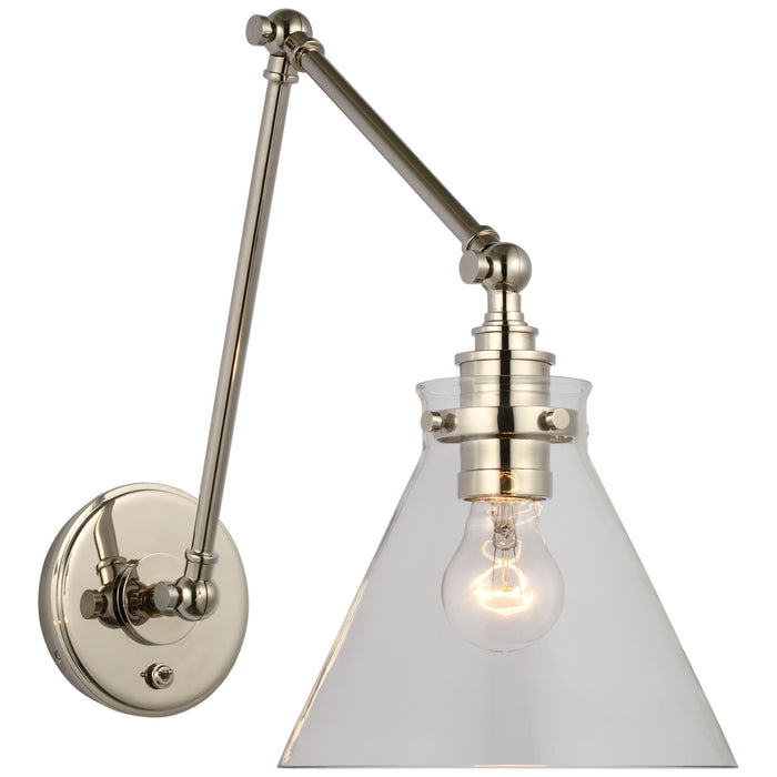 Visual Comfort Signature - CHD 2526PN-CG - LED Wall Sconce - Parkington - Polished Nickel