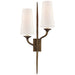 Visual Comfort Signature - JN 2077ABL-L - Two Light Wall Sconce - Iberia - Antique Bronze Leaf