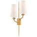 Visual Comfort Signature - JN 2077AGL-L - Two Light Wall Sconce - Iberia - Antique Gold Leaf