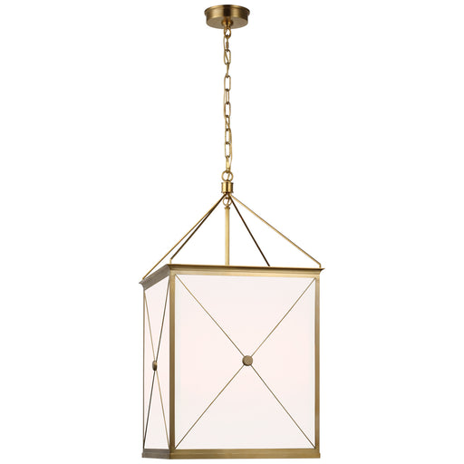 Visual Comfort Signature - JN 5087AB-WG - LED Lantern - Rossi - Antique-Burnished Brass