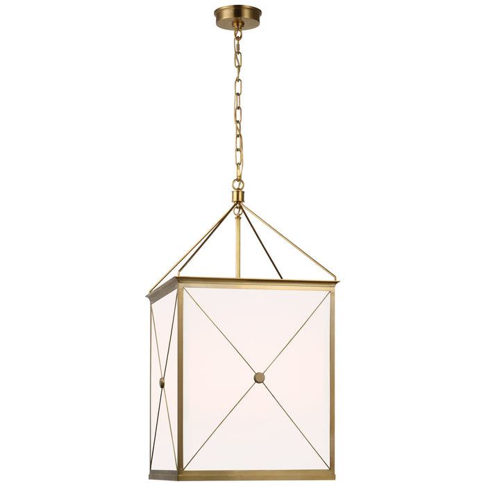 Visual Comfort Signature - JN 5087AB-WG - LED Lantern - Rossi - Antique-Burnished Brass