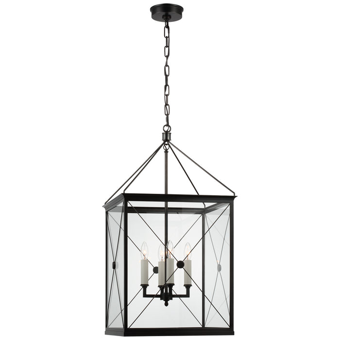 Visual Comfort Signature - JN 5087BZ-CG - LED Lantern - Rossi - Bronze