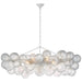 Visual Comfort Signature - JN 5116PW-CG - LED Linear Chandelier - Talia - Plaster White