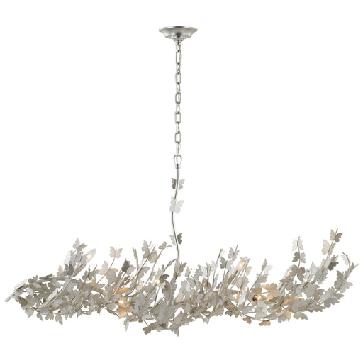 Visual Comfort Signature - JN 5505BSL - LED Linear Chandelier - Farfalle - Burnished Silver Leaf