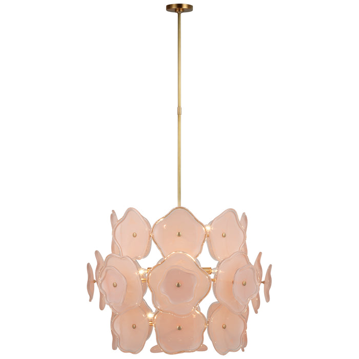 Visual Comfort Signature - KS 5067SB-BLS - LED Chandelier - Leighton - Soft Brass