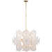 Visual Comfort Signature - KS 5067SB-CRE - LED Chandelier - Leighton - Soft Brass