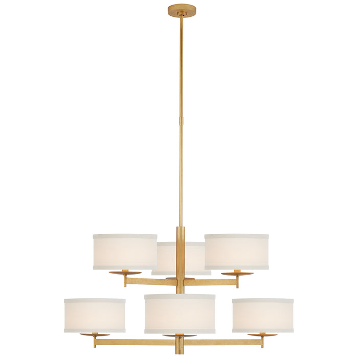 Visual Comfort Signature - KS 5070G-L - Six Light Chandelier - Walker - Gild