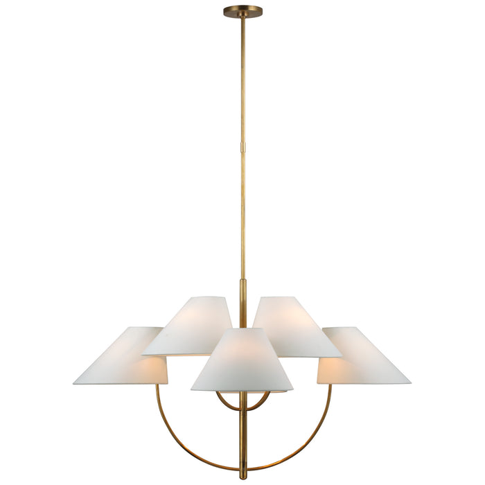 Visual Comfort Signature - KS 5225SB-L - LED Chandelier - Kinsley - Soft Brass