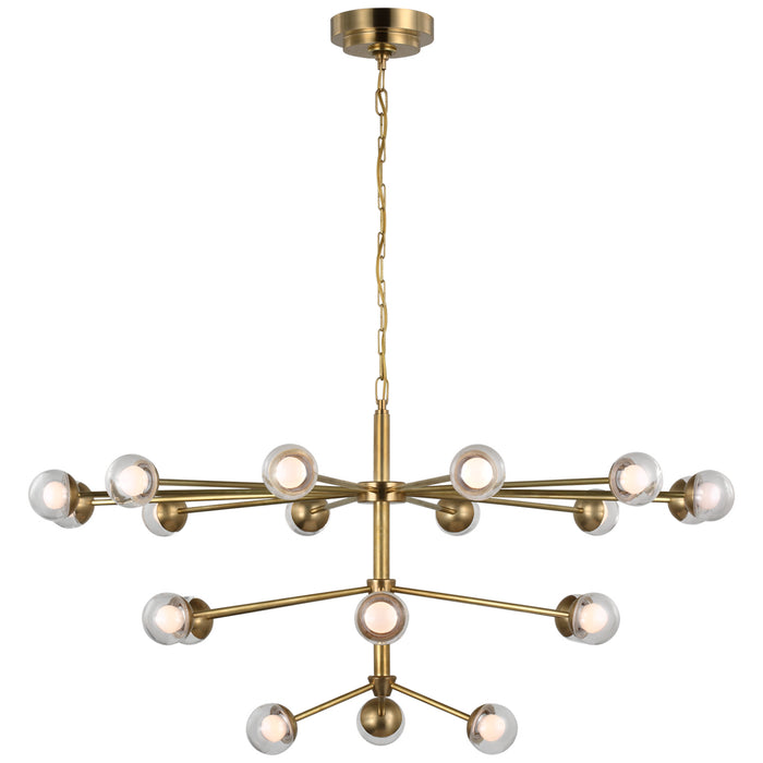 Visual Comfort Signature - KS 5235SB-CG - LED Chandelier - Alloway - Soft Brass