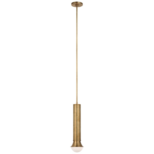 Visual Comfort Signature - KW 5220AB-WG - LED Pendant - Precision - Antique-Burnished Brass