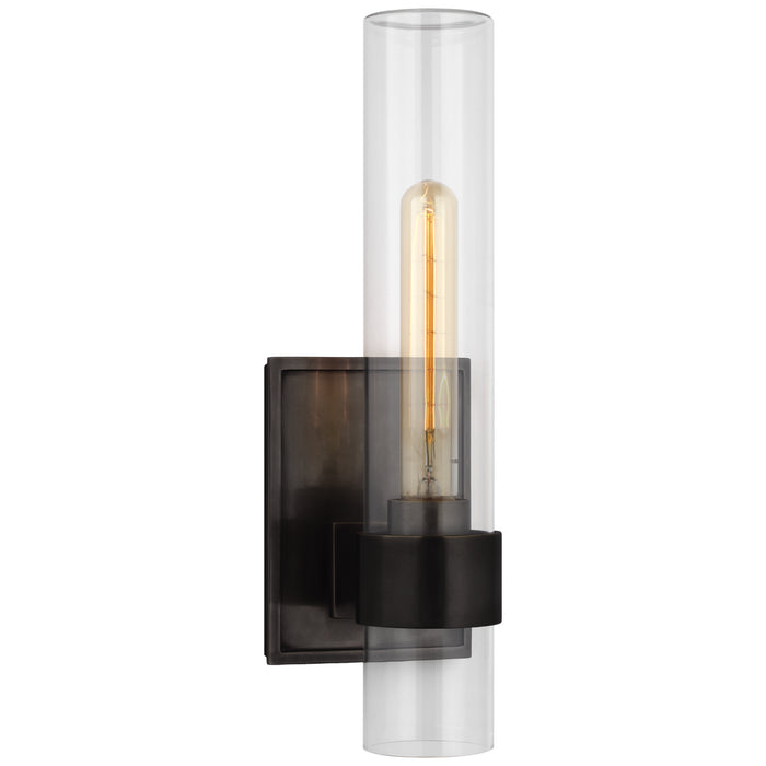 Visual Comfort Signature - S 2168BZ-CG - LED Outdoor Wall Sconce - Presidio - Bronze