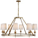 Visual Comfort Signature - S 5318GI-L - LED Chandelier - Etoile - Gilded Iron