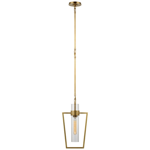 Visual Comfort Signature - S 5676HAB-CG - LED Pendant - Presidio - Hand-Rubbed Antique Brass