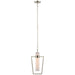 Visual Comfort Signature - S 5676PN-WG - LED Pendant - Presidio - Polished Nickel