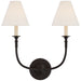 Visual Comfort Signature - TOB 2451AI-L - LED Wall Sconce - Piaf - Aged Iron