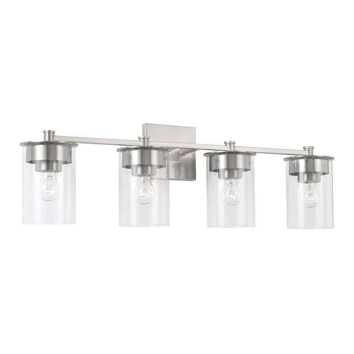 Capital Lighting - 146841BN-532 - Four Light Vanity - Mason - Brushed Nickel