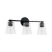 Capital Lighting - 146931MB-533 - Three Light Vanity - Baker - Matte Black