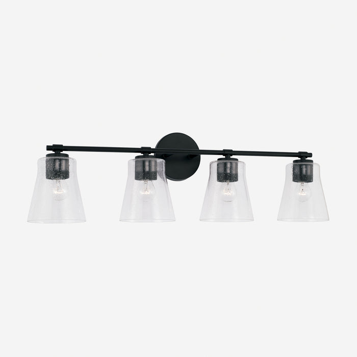 Capital Lighting - 146941MB-533 - Four Light Vanity - Baker - Matte Black