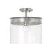 Capital Lighting - 246812BN - One Light Semi-Flush Mount - Mason - Brushed Nickel