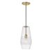 Capital Lighting - 345011AD - One Light Pendant - Dena - Aged Brass