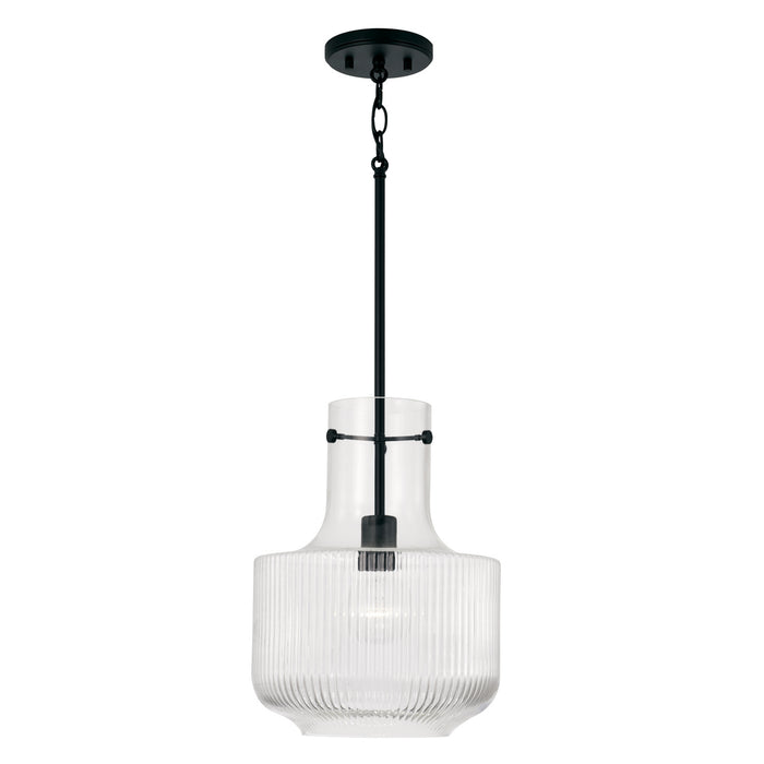 Capital Lighting - 345111MB - One Light Pendant - Nyla - Matte Black