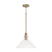 Capital Lighting - 345811AD - One Light Pendant - Greer - Aged Brass