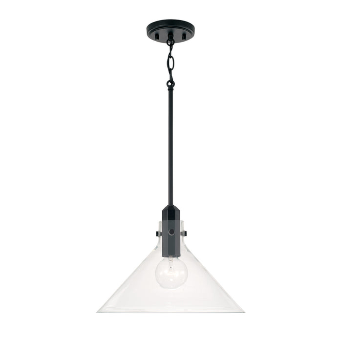 Capital Lighting - 345811MB - One Light Pendant - Greer - Matte Black