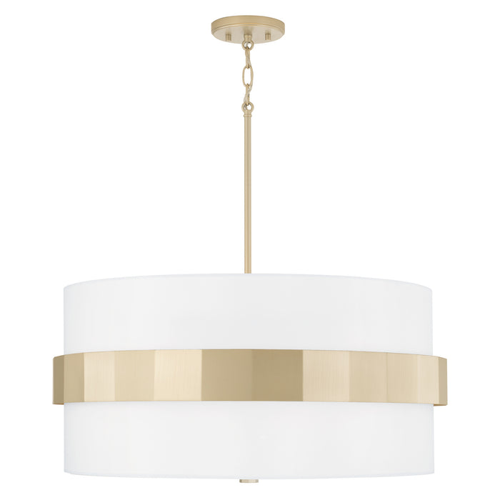 Capital Lighting - 346241SF - Four Light Pendant - Sutton - Soft Gold