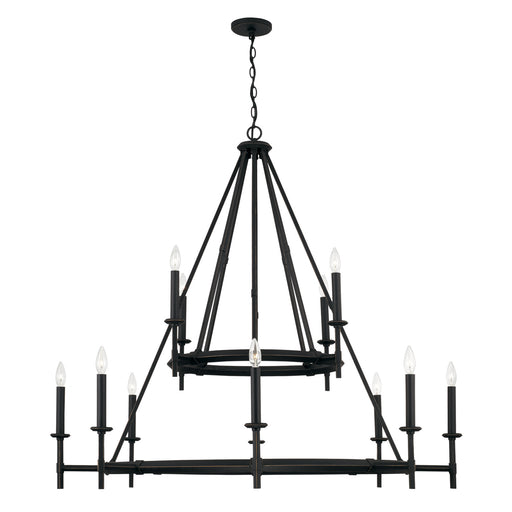 Capital Lighting - 445201IH - 12 Light Chandelier - Ogden - Brushed Black Iron