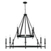 Capital Lighting - 445201IH - 12 Light Chandelier - Ogden - Brushed Black Iron