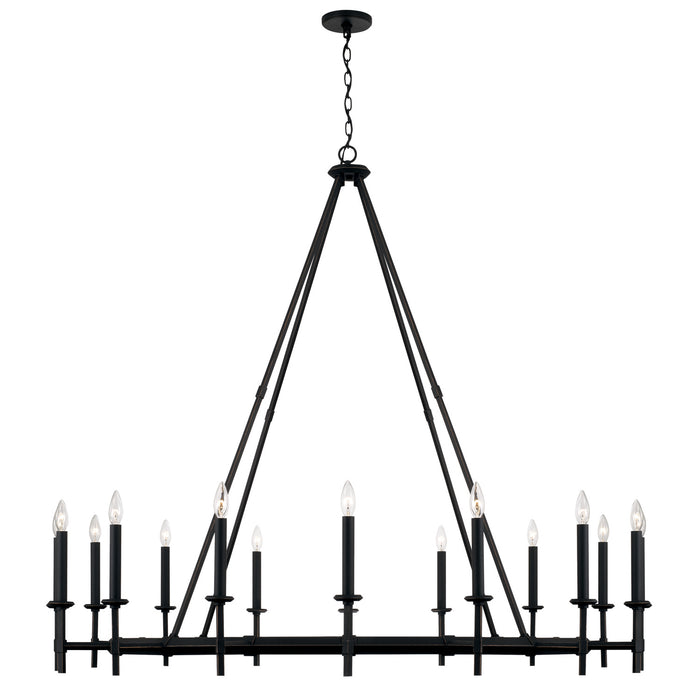 Capital Lighting - 445202IH - 16 Light Chandelier - Ogden - Brushed Black Iron