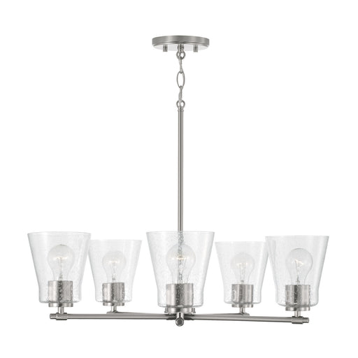 Capital Lighting - 446951BN-533 - Five Light Chandelier - Baker - Brushed Nickel