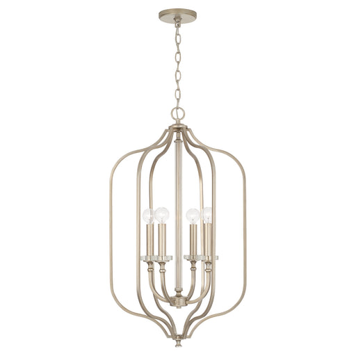 Capital Lighting - 544841BS - Four Light Foyer Pendant - Breigh - Brushed Champagne