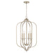 Capital Lighting - 544841BS - Four Light Foyer Pendant - Breigh - Brushed Champagne