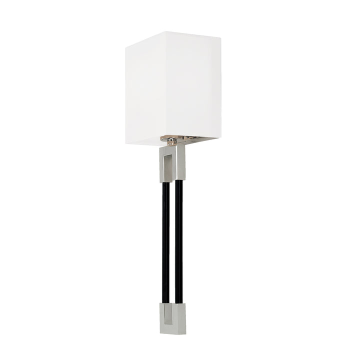 Capital Lighting - 644711NK - One Light Wall Sconce - Bleeker - Polished Nickel and Matte Black