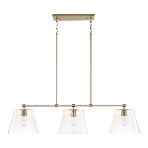 Capital Lighting - 846931AD - Three Light Island Pendant - Baker - Aged Brass