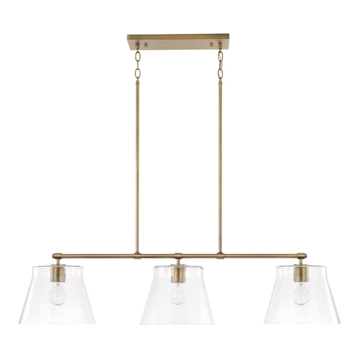 Capital Lighting - 846931AD - Three Light Island Pendant - Baker - Aged Brass