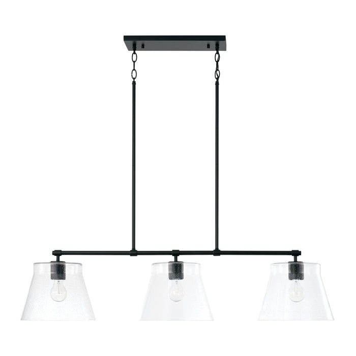 Capital Lighting - 846931MB - Three Light Island Pendant - Baker - Matte Black