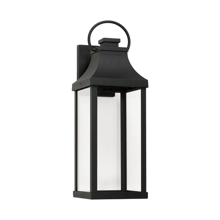 Capital Lighting - 946421BK-GL - One Light Outdoor Wall Lantern - Bradford - Black