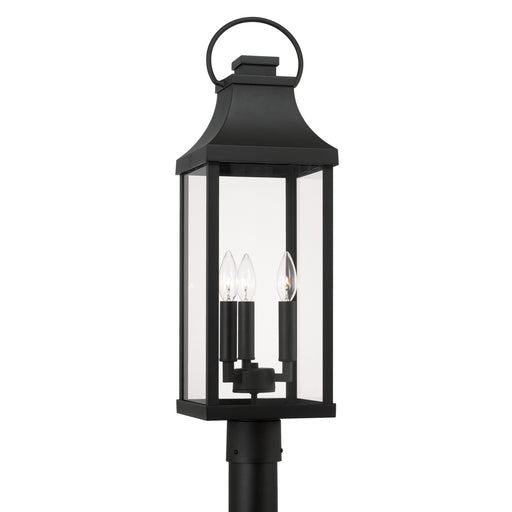 Capital Lighting - 946432BK - Three Light Outdoor Post Lantern - Bradford - Black